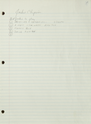 Fr. Charlie's notebook