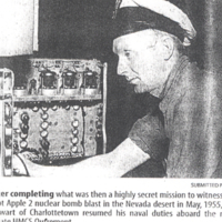 Lea Stewart; Newspaper Photo