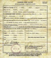 Joe Rooney's Discharge Paper
