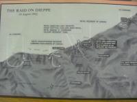 Map of the Raid on Dieppe
