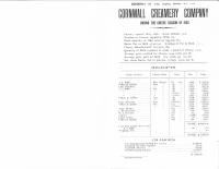 Cornwall Creamery Company