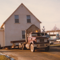 Victoria Street East; Hauling Dunning House