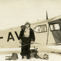 Spud et un avion