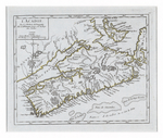 L'ACADIE: Par le Sr. Robert de Vaugindy Fils de Mr. Robert Geogr. ord, du Roy, Avec Prwilege