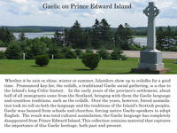 Gaelic on Prince Edward Island