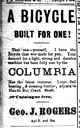 A Bicycle Built for One! - Geo. J. Rogers
