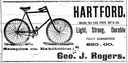 Hartford bicycles, Geo. J. Rogers