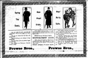 Coats and suits, Prowse Bros.