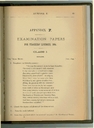 29 Part III. Appendix F. Examination Papers for Teachers' Licenses, 1894 -  First Class
