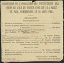Coupure de journal pour la convention des enseignants acadiens de 1907à Summerside, Île-du-Prince-Édouard