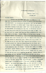 Georgina F Pope Letter - May 20, 1900