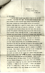 Georgina F Pope Letter - June 5, 1900