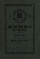 Automobile Routes with Road Map and Mileage Chart