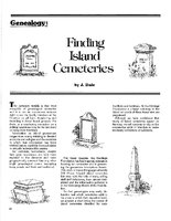 Finding Island Cemeteries