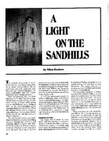 A Light on the Sandhills