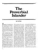 The Proverbial Islander