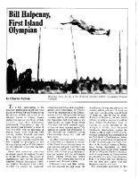 Bill Halpenny, First Island Olympian