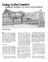 Going to the Country: Lebanese Peddlers on Prince Edward Island