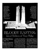 Bloody Easter: Island Soldiers at Vimy Ridge