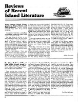 Reviews of Recent Island Literature