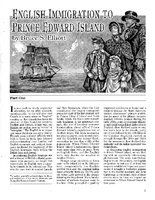 English Immigration to Prince Edward Island