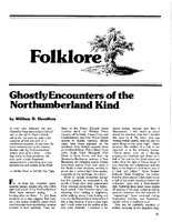 Ghostly Encounters of the Northumberland Kind