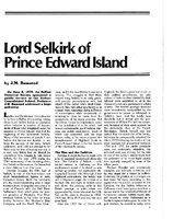 Lord Selkirk of Prince Edward Island