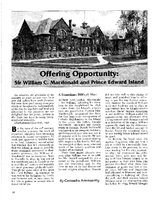 Offering Opportunity - Sir William C. Macdonald and Prince Edward Island Cassandra Armsworthy