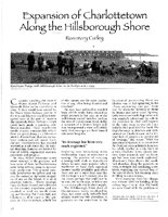 Expansion of Charlottetown Along the Hillsborough Shore Rosemary Curley