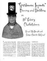 Spirituous Liquors: Brewing and Distilling in 19th Century Charlottetown Edward MacDonald and Carolyn Roberts