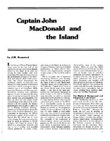 Captain John MacDonald and the Island