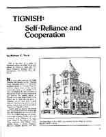 Tignish: Self-Reliance and Cooperation