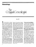 The Censual Genealogist